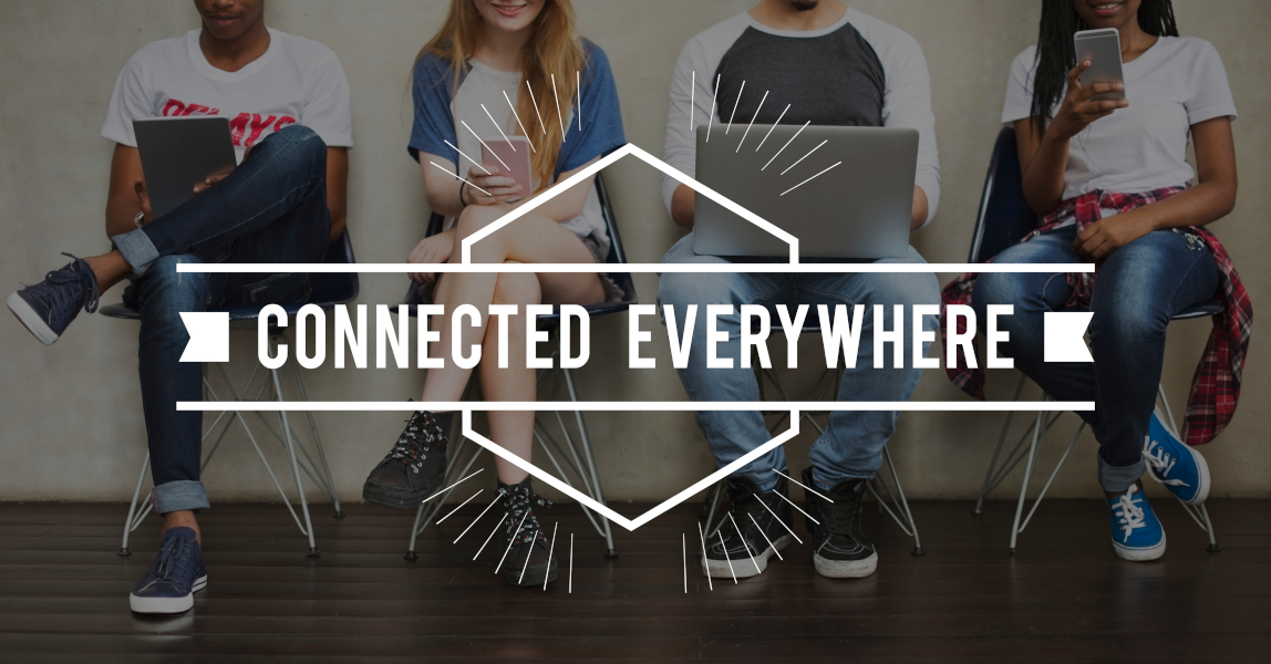 Communication Connection Online Technology Community Word